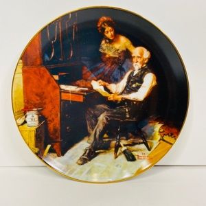 Normal Rockwell’s “Love Letters” Plate